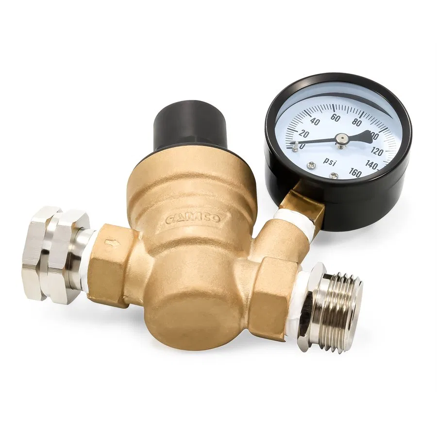 40058 – CAMCO Fresh Water Pressure Regulator, Use To Help Prevent Damage To Water Hose/ Pump/ Internal Lines From Inc...
